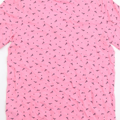 Womens UK Size 6 Marks and Spencer Pink Basic T-Shirt