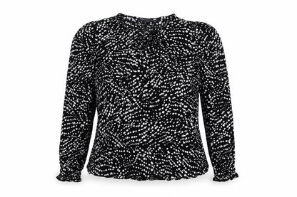 Womens UK Size 12 Marks and Spencer Black Basic Blouse