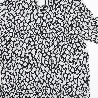 Womens UK Size 6 Marks and Spencer Black Basic Blouse