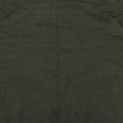 Metric Womens Green Round Neck Viscose Pullover Jumper Size M