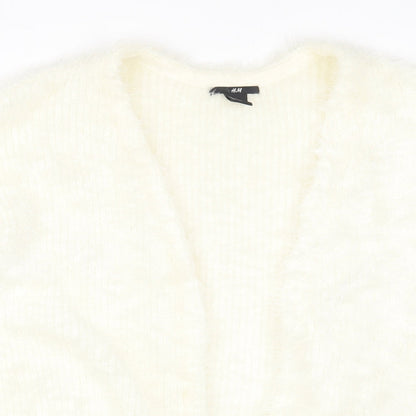 Womens UK Size M H&M Ivory Cardigan Jumper