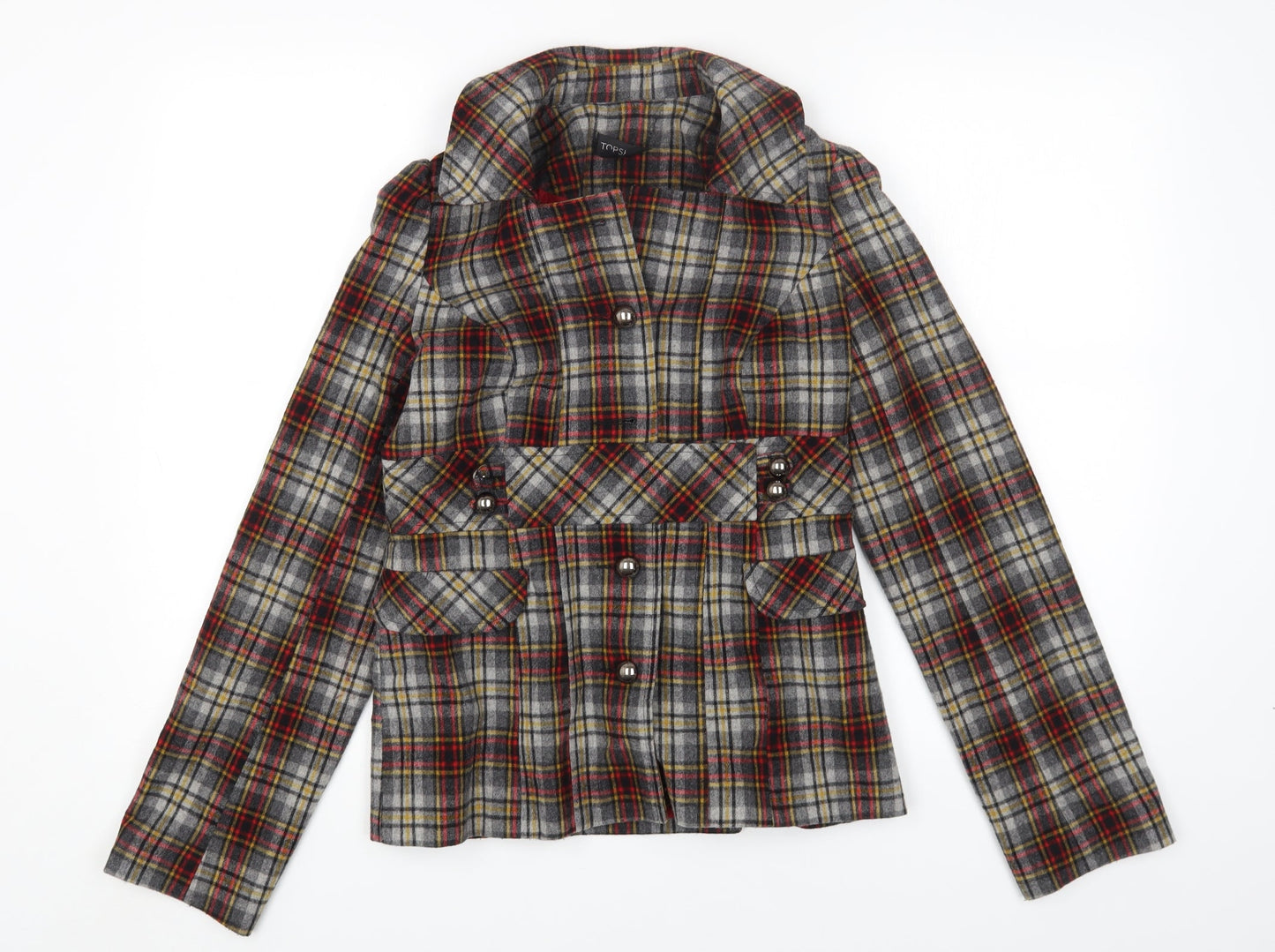 Womens UK Size 8 Topshop Multicoloured Jacket