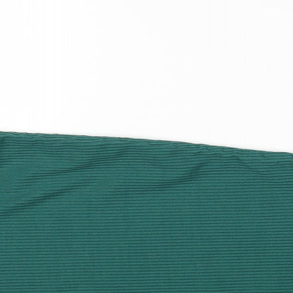 SheIn Womens Green Polyester Bodycon Size S Round Neck Pullover