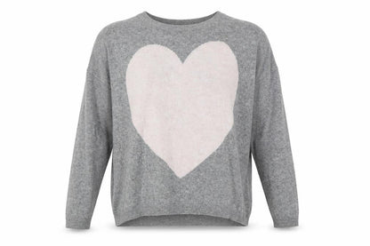 Womens UK Size 12 New Look Grey Pullover Jumper