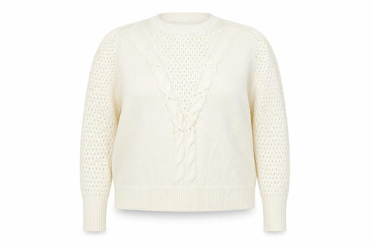 Womens UK Size XL Papaya Ivory Pullover Jumper