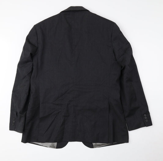 Mens UK Size 42 Preworn Regular Grey Suit Jacket