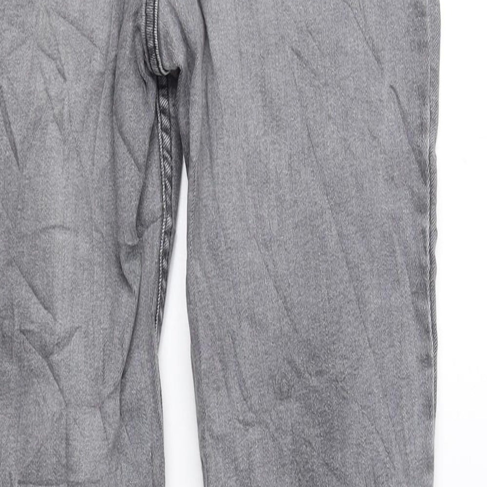 Womens UK Size 10 H&M Regular Fit Skinny Grey Jeans