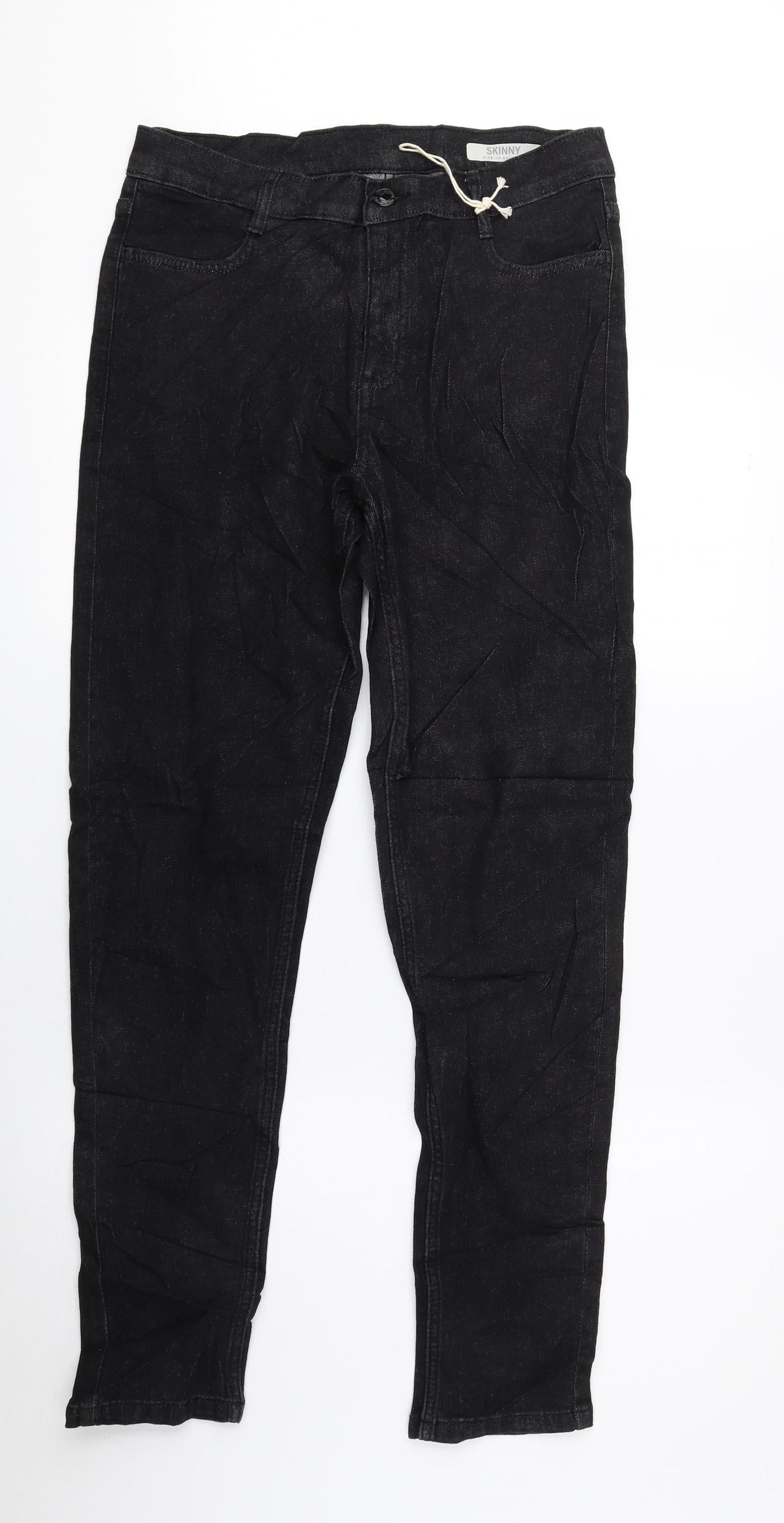 Womens UK Size 10 Marks and Spencer Regular Fit Skinny Black Jeans