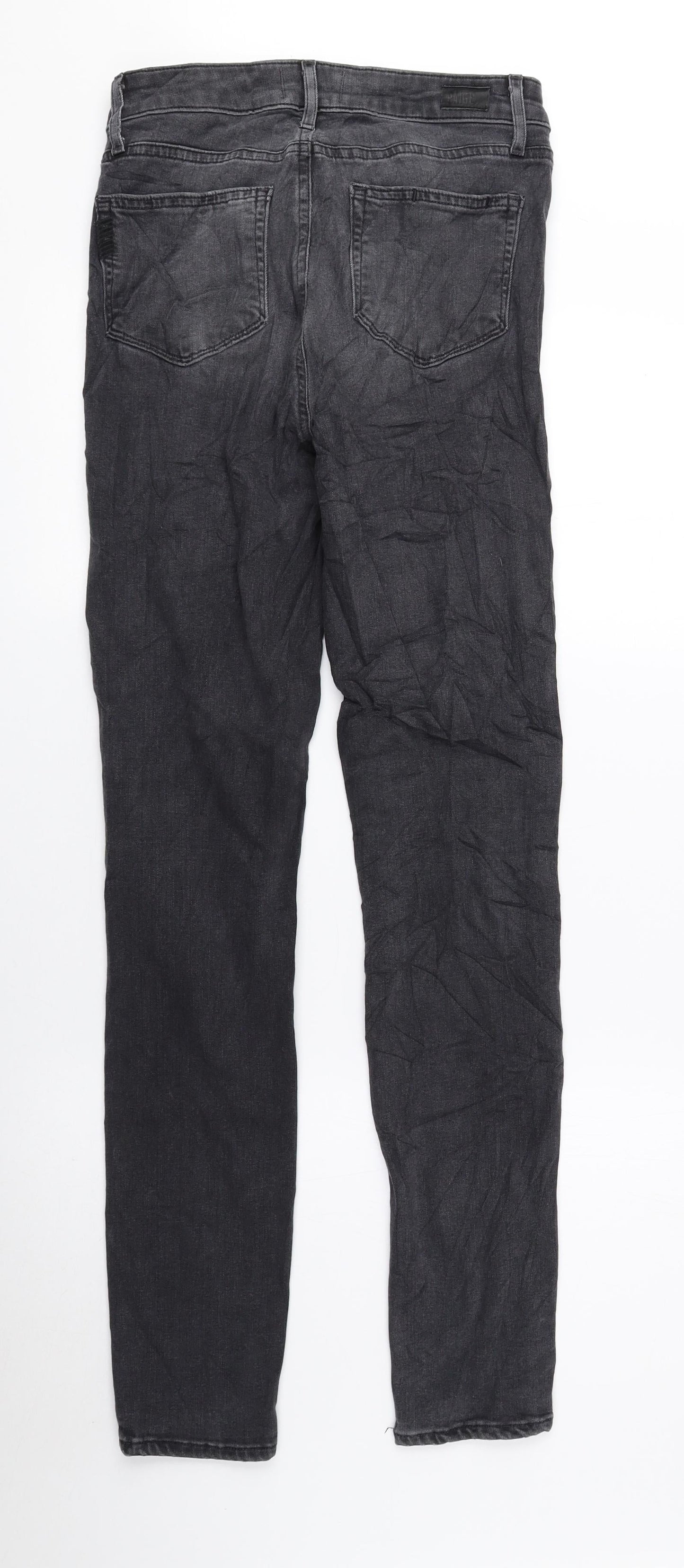 Mens UK Size 26 in Paige Regular Fit Skinny Grey Jeans