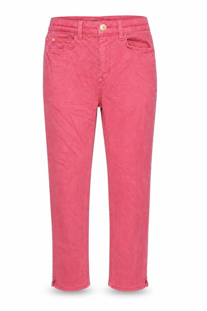 Womens UK Size 8 Marks and Spencer Regular Fit Cropped Red Jeans