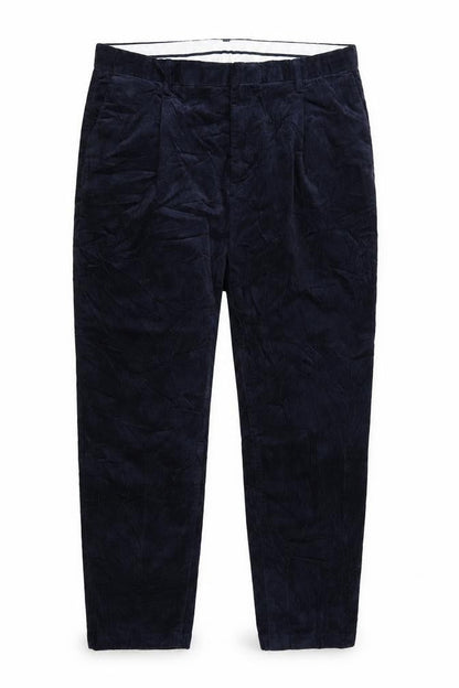 Autograph Womens Blue Cotton Trousers Size 36 in L29 in Regular Hook & Eye