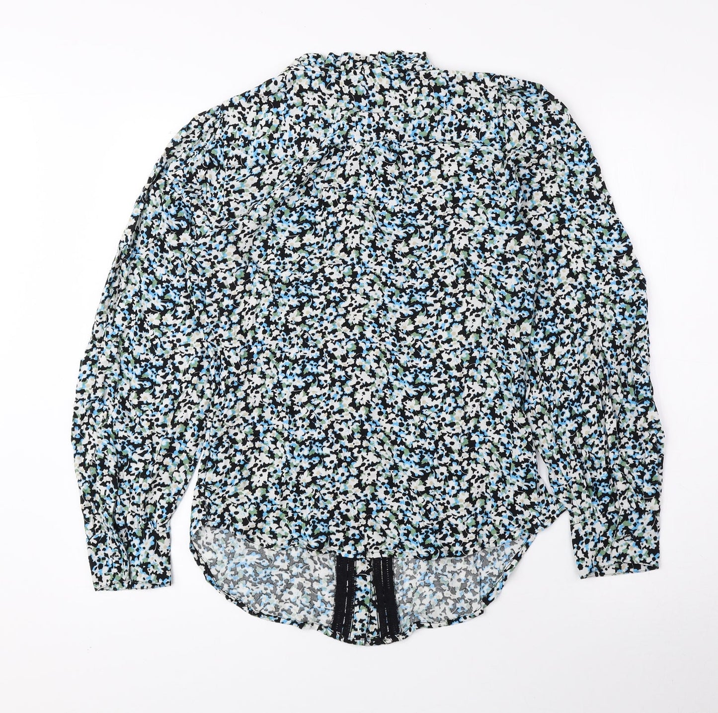 Womens UK Size 6 Marks and Spencer Multicoloured Basic Button-Up