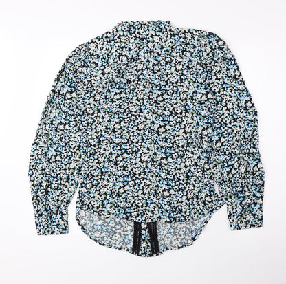 Womens UK Size 6 Marks and Spencer Multicoloured Basic Button-Up