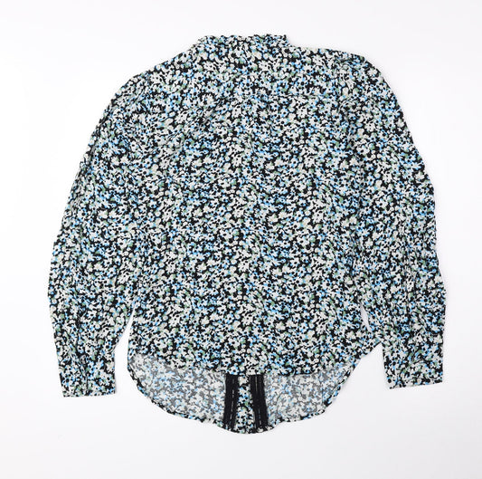 Womens UK Size 6 Marks and Spencer Multicoloured Basic Button-Up