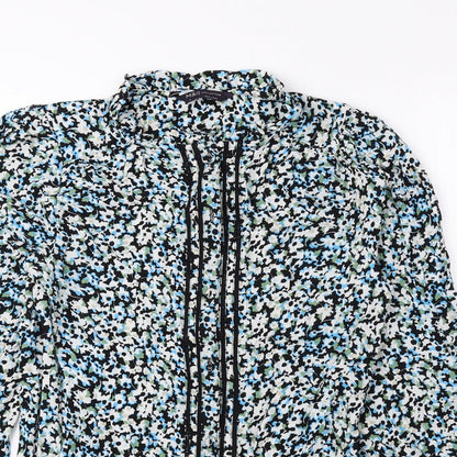 Womens UK Size 6 Marks and Spencer Multicoloured Basic Button-Up
