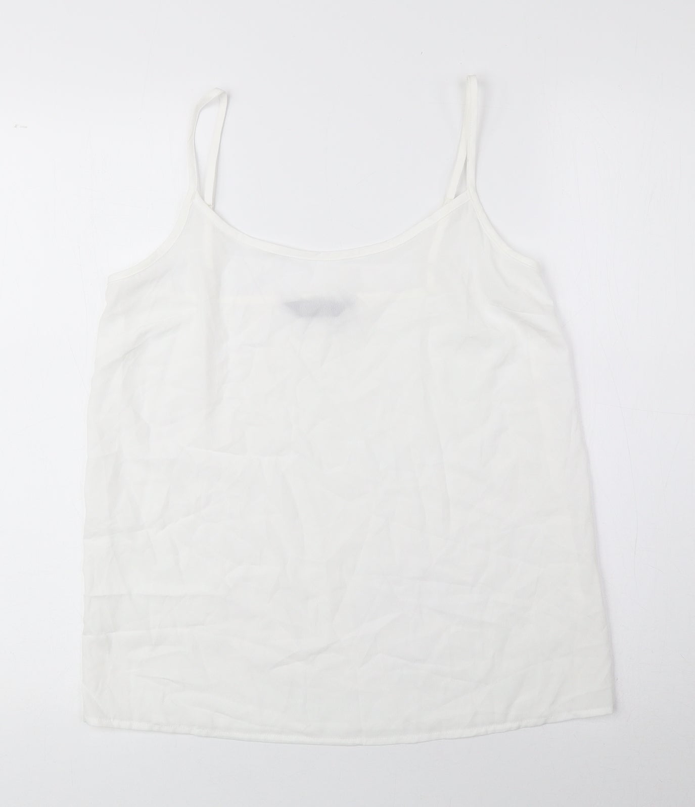 Womens UK Size 8 Marks and Spencer Ivory Camisole Tank
