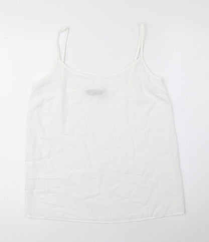Womens UK Size 8 Marks and Spencer Ivory Camisole Tank