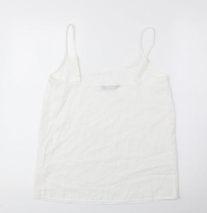 Womens UK Size 8 Marks and Spencer Ivory Camisole Tank