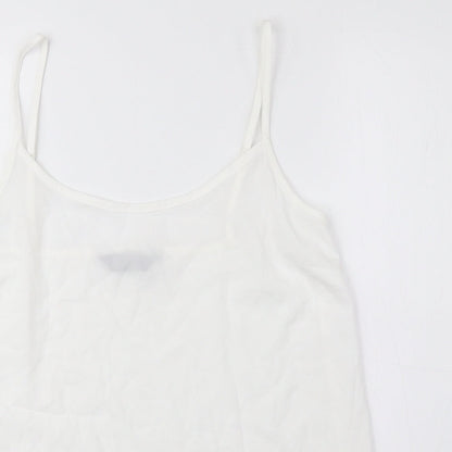 Womens UK Size 8 Marks and Spencer Ivory Camisole Tank