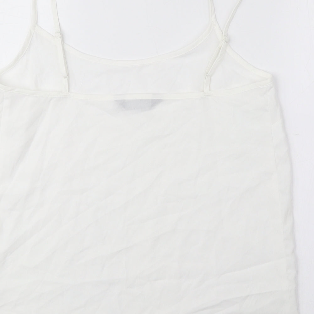 Womens UK Size 8 Marks and Spencer Ivory Camisole Tank