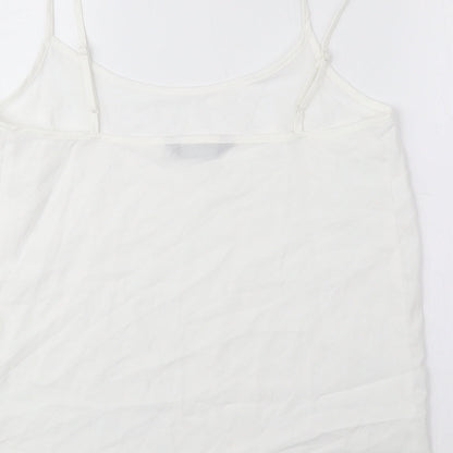 Womens UK Size 8 Marks and Spencer Ivory Camisole Tank