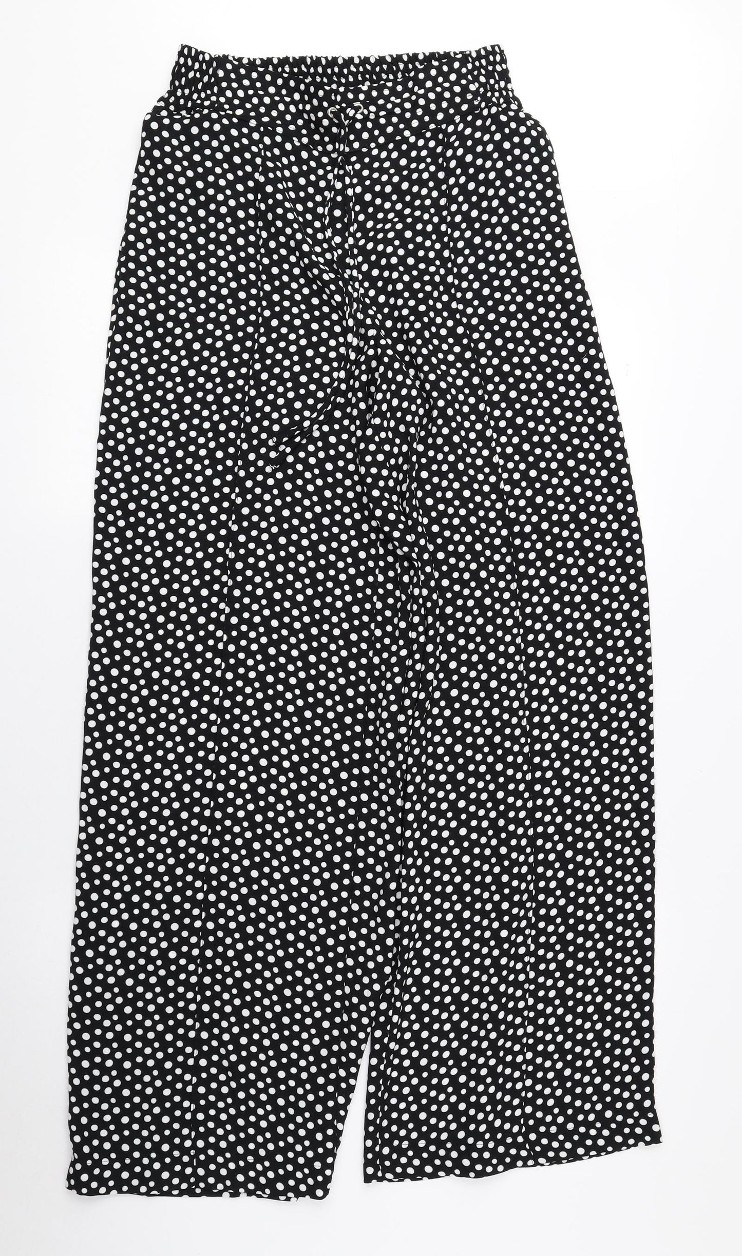 Womens UK Size 8 Marks and Spencer Regular Fit Bloomer Black Trousers