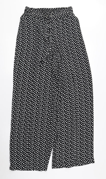 Womens UK Size 8 Marks and Spencer Regular Fit Bloomer Black Trousers