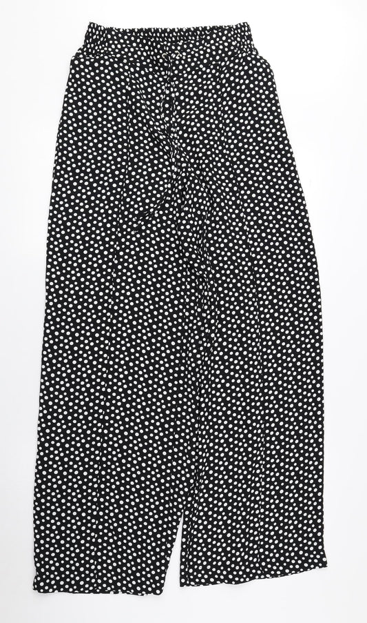 Womens UK Size 8 Marks and Spencer Regular Fit Bloomer Black Trousers
