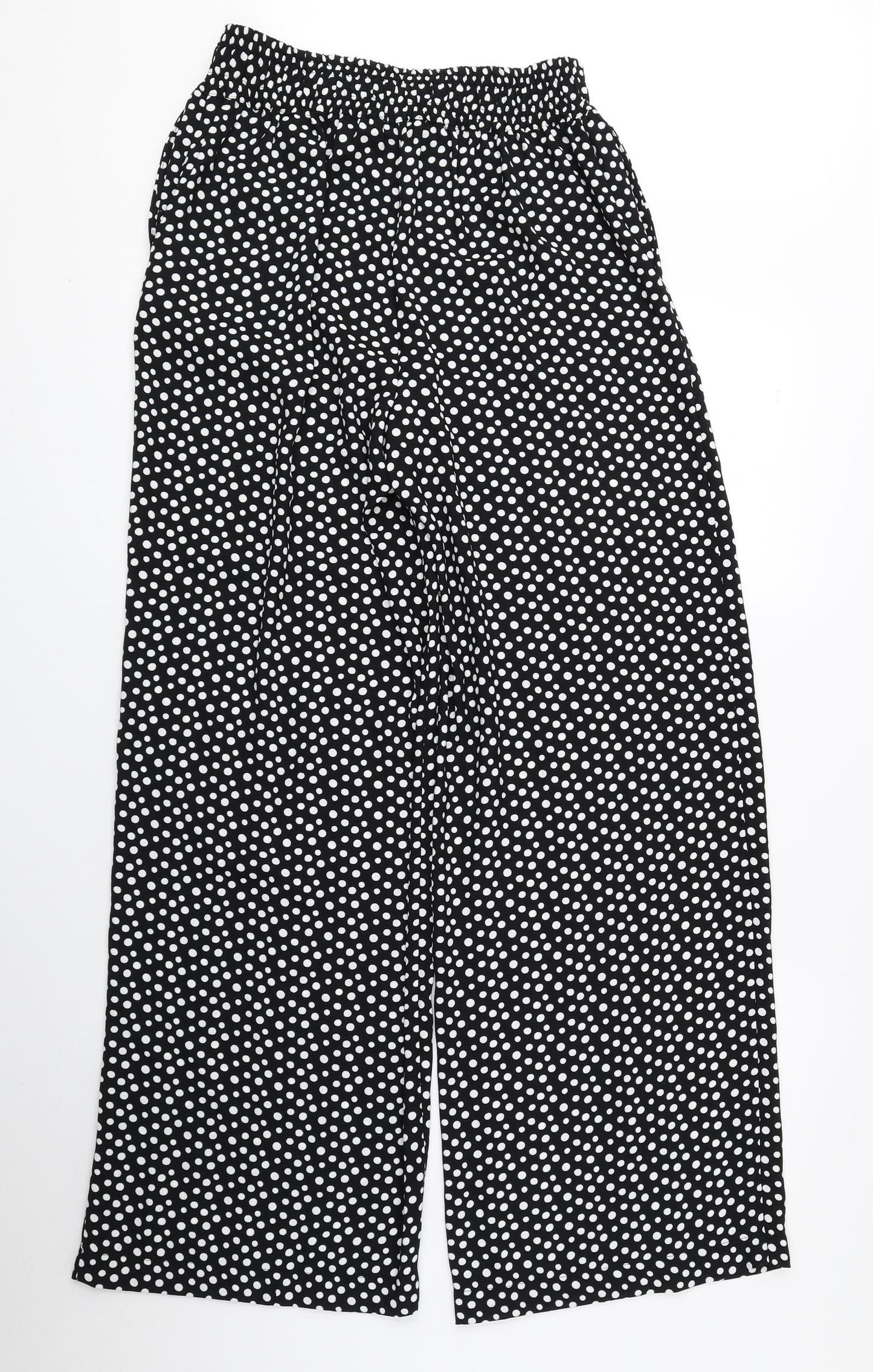 Womens UK Size 8 Marks and Spencer Regular Fit Bloomer Black Trousers