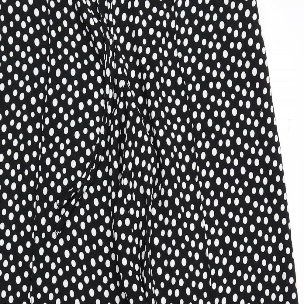 Womens UK Size 8 Marks and Spencer Regular Fit Bloomer Black Trousers