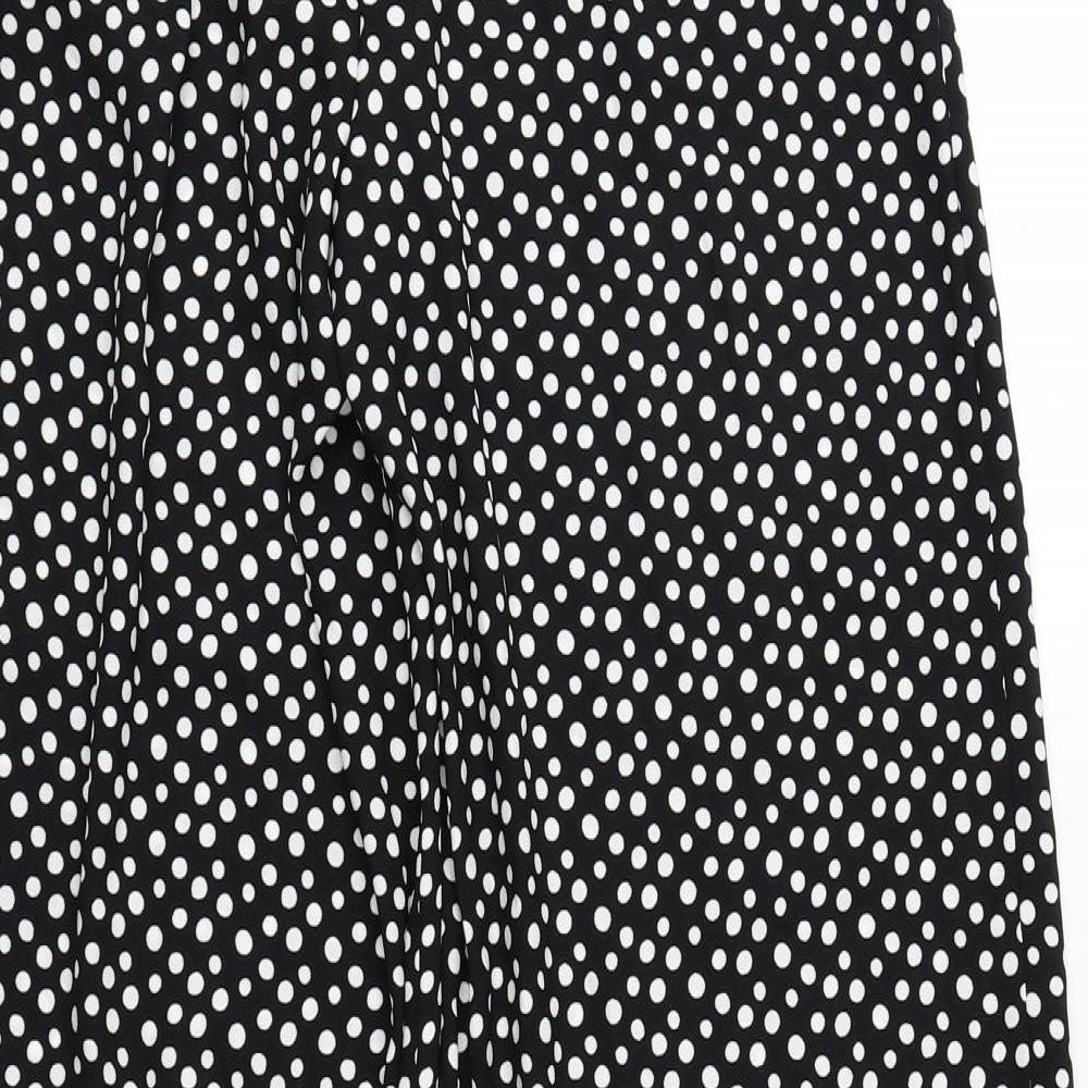 Womens UK Size 8 Marks and Spencer Regular Fit Bloomer Black Trousers