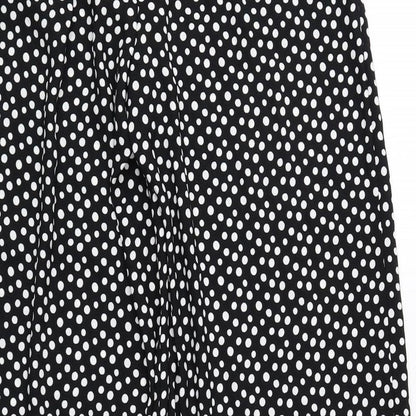 Womens UK Size 8 Marks and Spencer Regular Fit Bloomer Black Trousers
