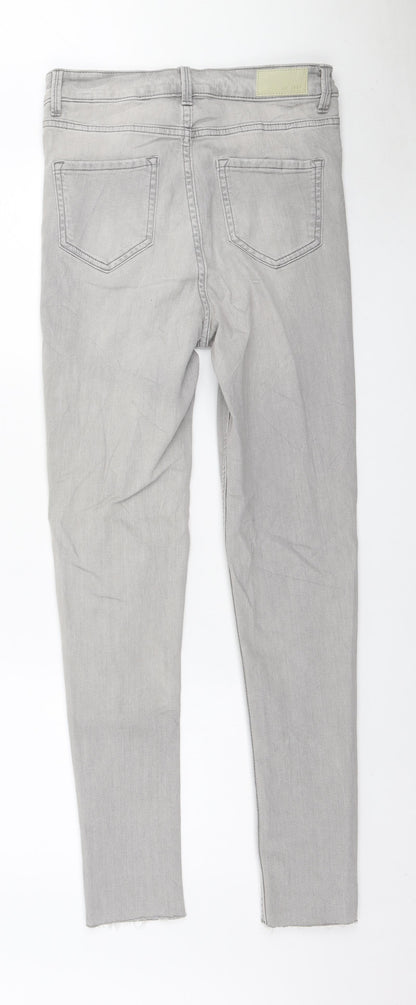 Womens UK Size 10 Marks and Spencer Regular Fit Skinny Grey Jeans