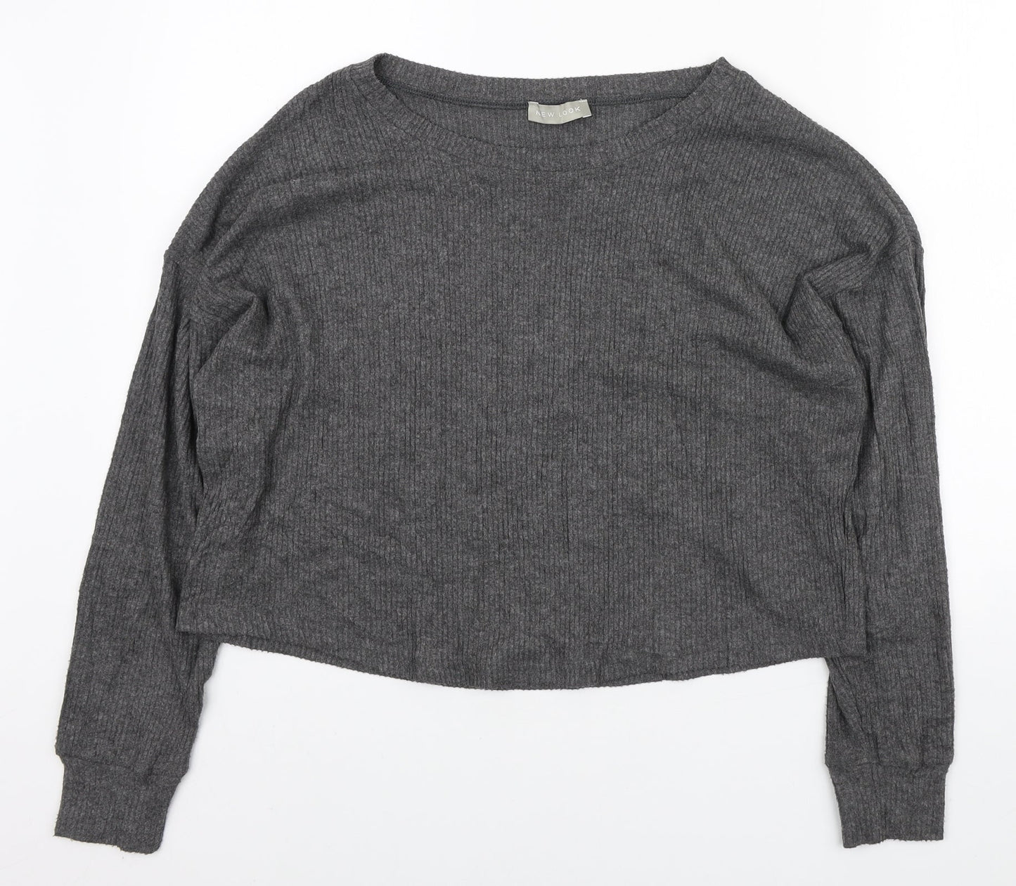 Womens UK Size M New Look Grey Pullover Jumper
