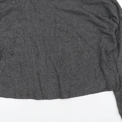 Womens UK Size M New Look Grey Pullover Jumper