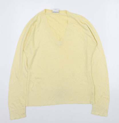 Womens UK Size 12 NEXT Yellow Pullover Jumper