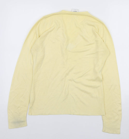 Womens UK Size 12 NEXT Yellow Pullover Jumper