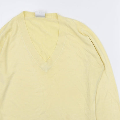 Womens UK Size 12 NEXT Yellow Pullover Jumper