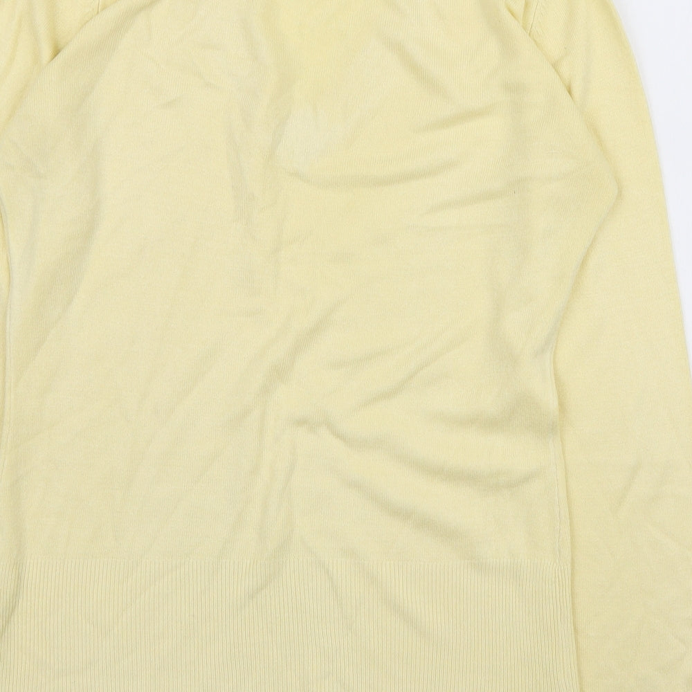 Womens UK Size 12 NEXT Yellow Pullover Jumper