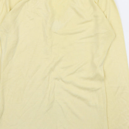 Womens UK Size 12 NEXT Yellow Pullover Jumper