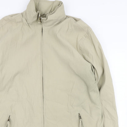 Mens UK Size L Casual Club Beige Quilted Coat