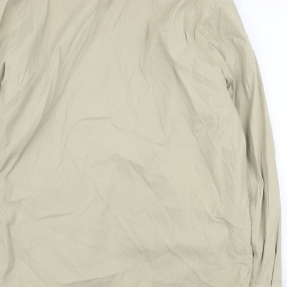 Mens UK Size L Casual Club Beige Quilted Coat