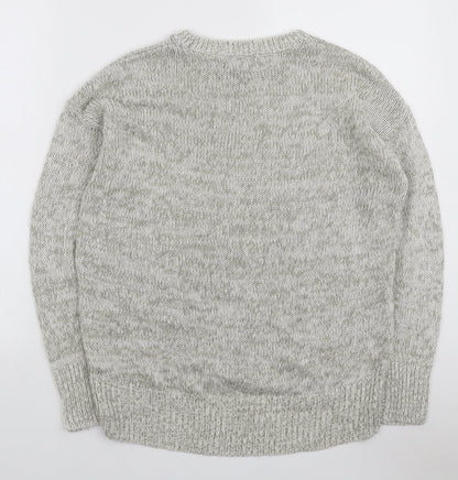 Womens UK Size S New Look Green Pullover Jumper
