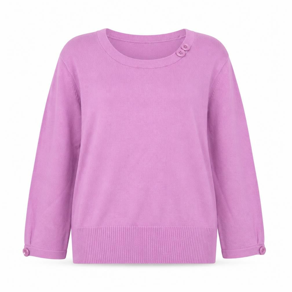 Womens UK Size L Ann Marie Purple Pullover Jumper