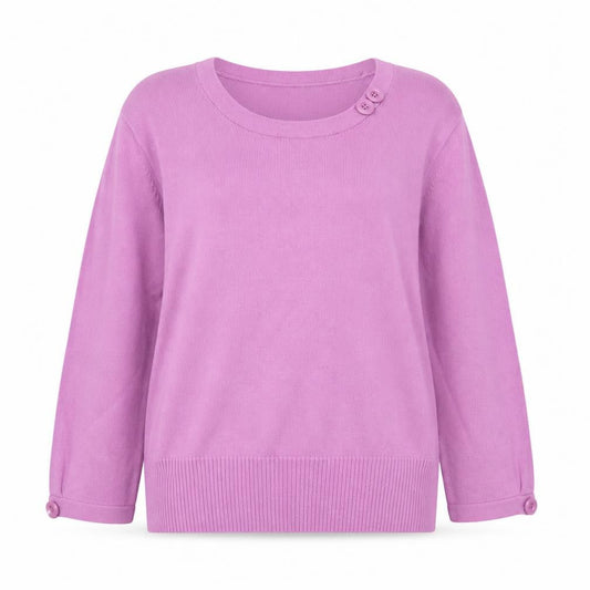 Womens UK Size L Ann Marie Purple Pullover Jumper