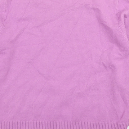 Womens UK Size L Ann Marie Purple Pullover Jumper