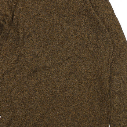 Produkt Mens Yellow Round Neck Cotton Pullover Jumper Size M