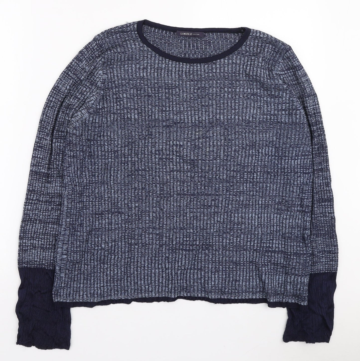 Womens UK Size 16 Marks and Spencer Blue Pullover Jumper