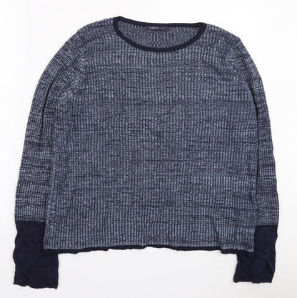 Womens UK Size 16 Marks and Spencer Blue Pullover Jumper