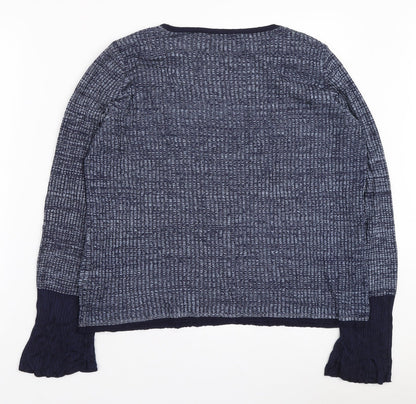 Womens UK Size 16 Marks and Spencer Blue Pullover Jumper